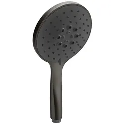 Gessi Origini Antikalk-Handbrause, mit schwarzem Einsatz, 3-Strahl, 14378707, Farbe: PVD