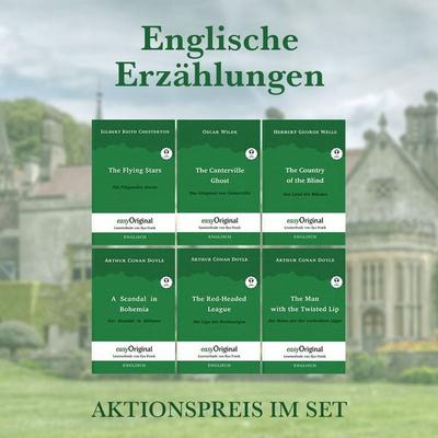 Englische Erzählungen (Bücher + Audio-Online) - Lesemethode von Ilya Frank, Set von Arthur Conan Doyle,Gilbert Keith Chesterton,Oscar Wilde,Herbert