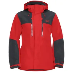 Jack Wolfskin Herren Jasper 2L Regenjacke - S - siren red