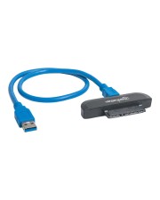 Manhattan Kabeladapter Adapter Digital / Daten 0,42 m Schwarz SuperSpeed USB to SATA (130424)