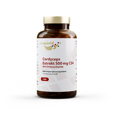 Vita World GmbH CORDYCEPS EXTRAKT 500 mg CS4 40% Polysacchar.Kaps. 100 St 11219090
