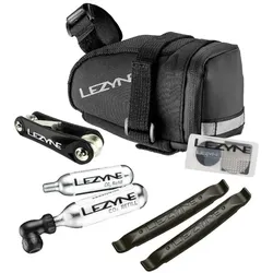 LEZYNE Satteltasche Caddy Medium mit Reparaturset und CO2 Kit | 0,5 Li