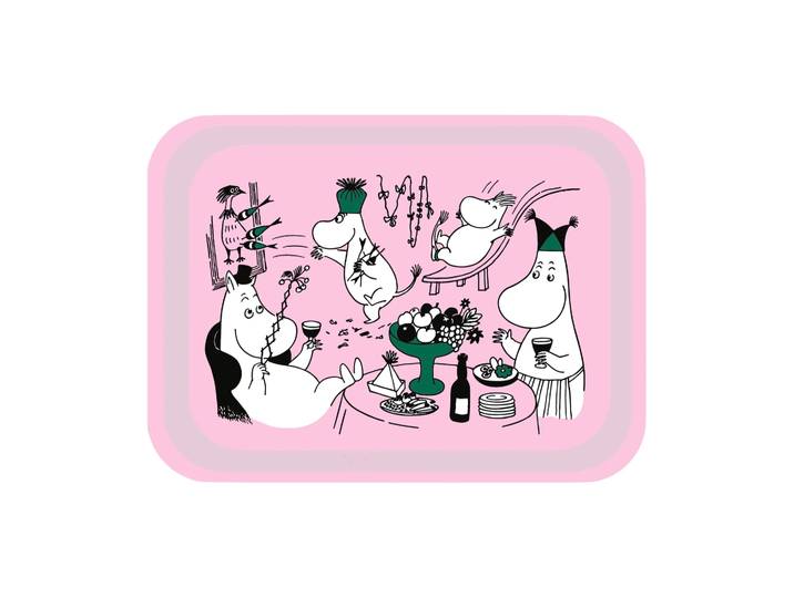 Opto Design Plateau Moomin 80 20x27 cm Rose