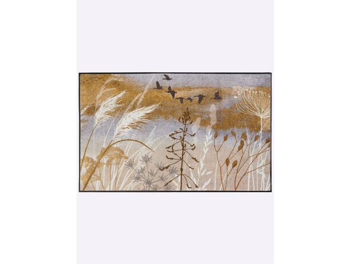 Fussmatte Gr. 2, beige (natur, grau), B:50cm H:7mm L:75cm, Kunstfaser, Polyamid, Teppiche, Fussmatte