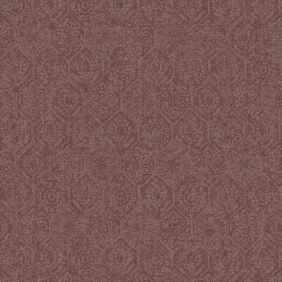 Advantage Edsel Maroon Geometric Wallpaper - 20.9in x 396in x 0.025in - 20.9in x 396in x 0.025in