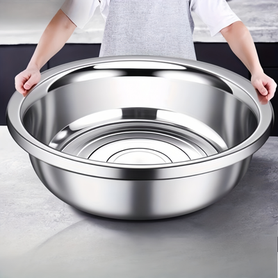 Multisell Products Hub Metal Cooking Nesting Salad Bowls Set, Large Capacity Stainless Steel Mixing Bowls For Cooking 1pcs