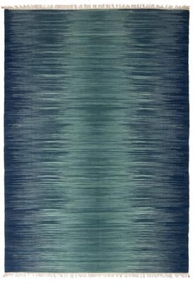 ECARPETGALLERY Flat-Weave Ankara FW Teal Wool Kilim - 5'2 x 7'10