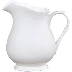 Chic Antique Provence Kanne groß, 18 cm / 1,1 Liter, weiß