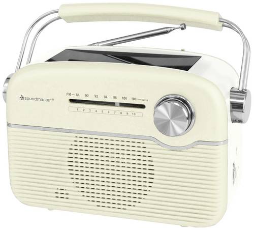 Soundmaster UKW-Radio m. Solarpanel TR480BE beige