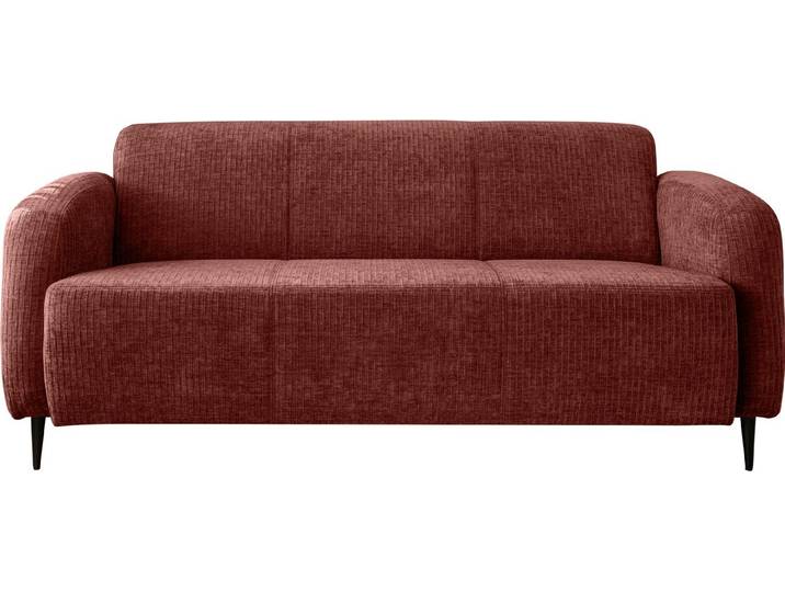 Home affaire 3-Sitzer Marone bequem, Breite 185cm, komfortable Wellenunterfederung
