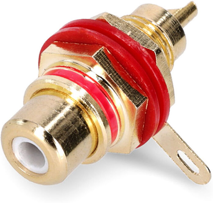 Adam Hall Connectors 4 Star Pr2 Red - Cinch Einbaubuchse Female