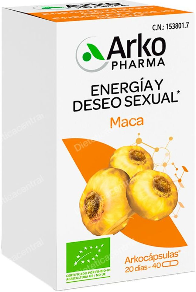 Arkopharma maca 40arkocapsulas. bio