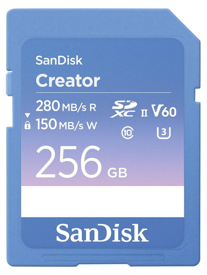 SanDisk Creator SD UHS-II kaartlezer 256 GB