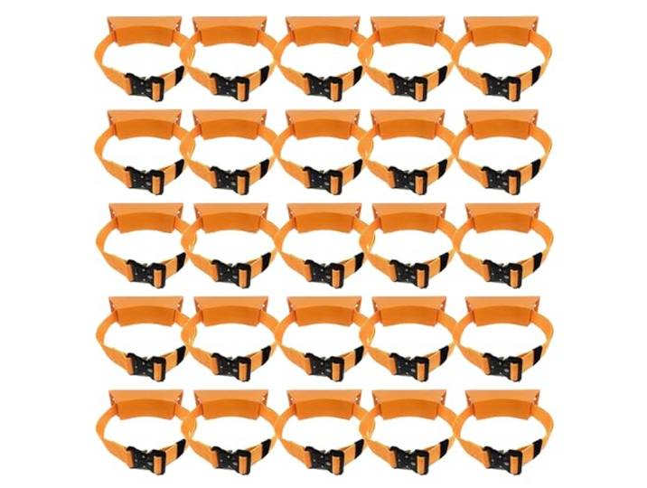 An der Wand montierter Flaschenhalter(Orange,25pack)