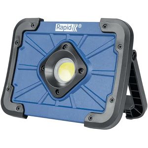 Rapid Baustrahler The Portable, LED, mit integriertem Akku, IP65 Strahlwasserschutz, dimmbar, 10 Watt, 1.000 Lumen