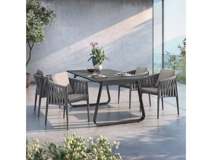 OUTLIV. Lena Gartenmöbel-Set M (4 Plätze) Tisch 180x100cm