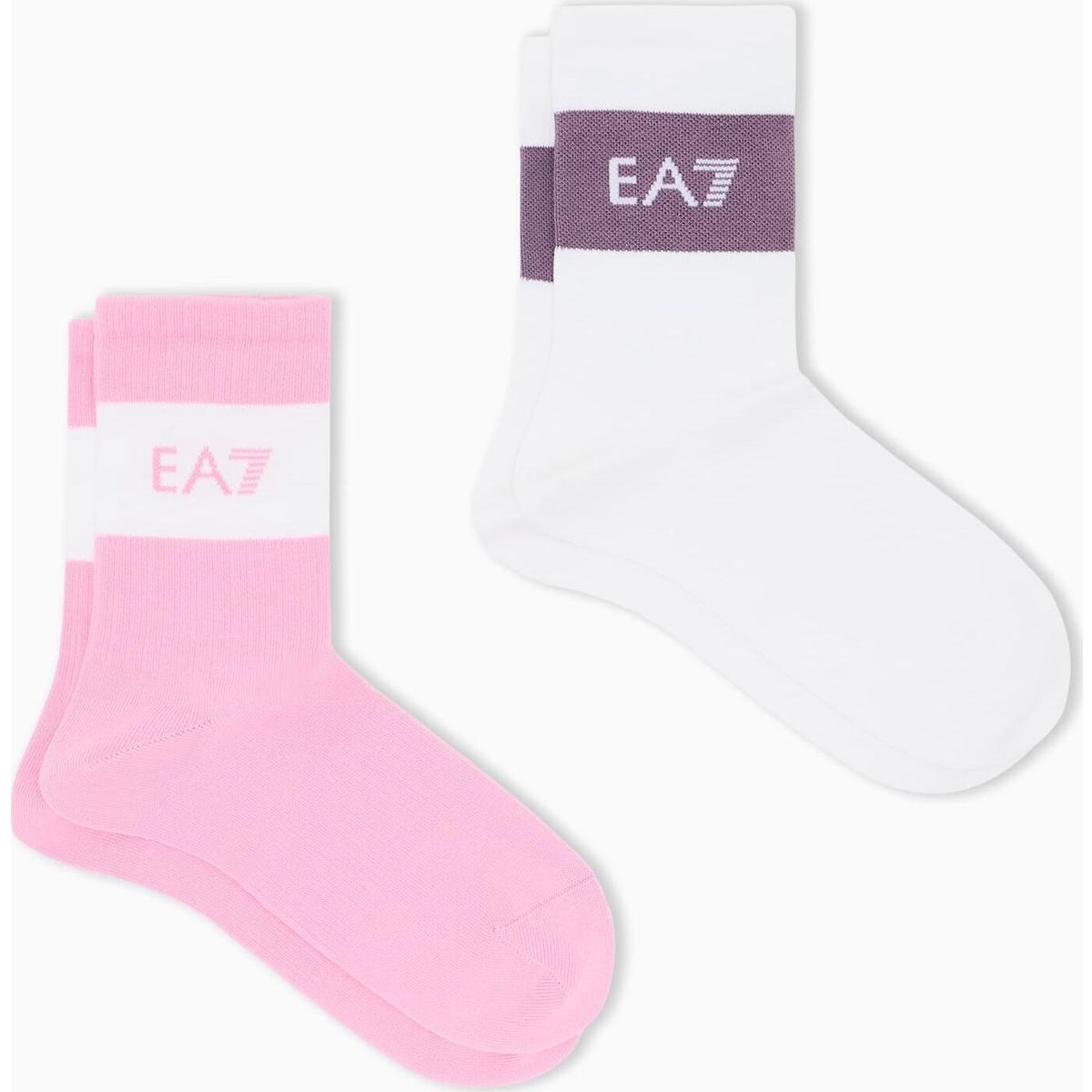 EA7 Tennis Pro W Long Socks Pack - Tennis Pro W Long Socks Pack cotton candy / white (M4001) M 7W001533 AF25643-M4001-M