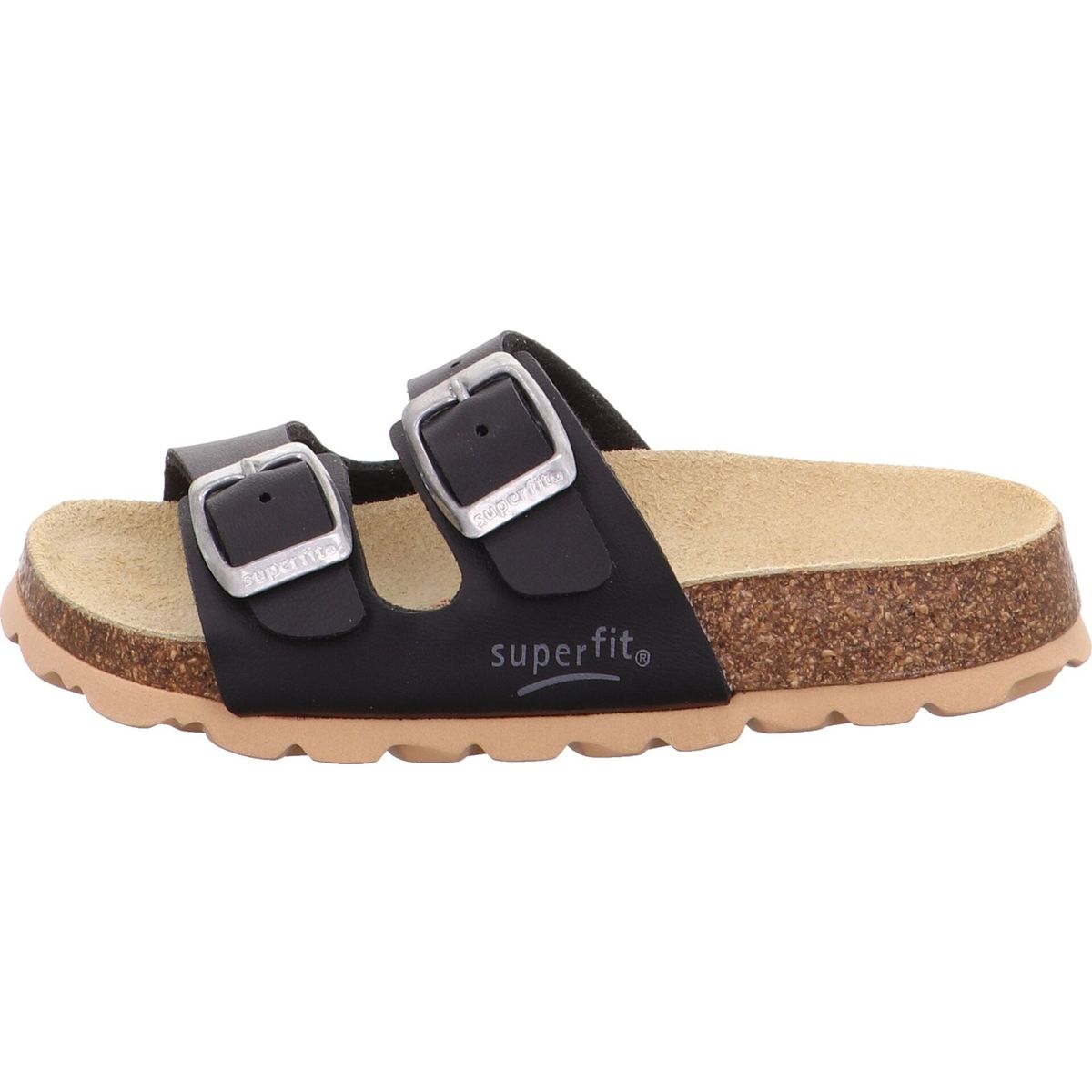 Superfit Fussbettpantoffel schwarz (0000) 24 0-800111-0000-24