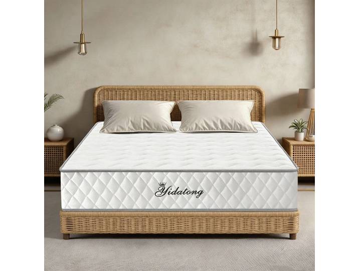 Matelas - YIDATONG - YIDATONG - 140x190 cm - 30 cm - Ressorts ensachés & mémoire de forme (Mi-ferme H3)