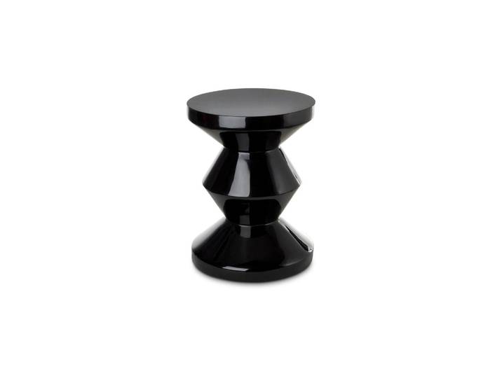 Table d'appoint noir Zig Zag