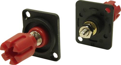 Cliff CP303011X Lautsprecher-Steckverbinder Rot, Schwarz 1St.