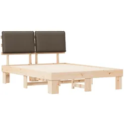 vidaXL, Bett, Bettrahmen (140 x 190 cm)