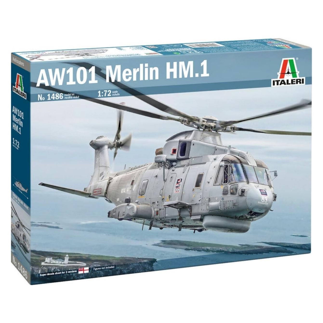 Italeri 1:72 AW-101 Merlin HM.1 (510001486)