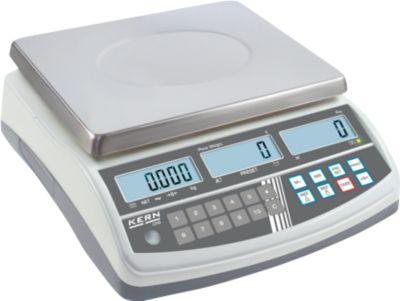 Zählwaage CPB, 3 Displays, PRE-TARE-Funktion, Zählsummenspeicher, Wägebereich max. 30 kg
