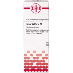 Hepar Sulf D 6 20 ML