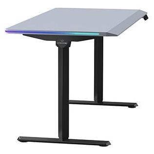Ultradesk Gaming-Tisch QUEST, 140x70cm, 72-120cm, schwarz-grau (UD-QST-FRBB/DTGY)