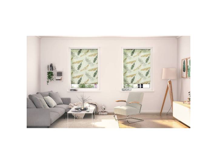 Klemmfix Verdunklungsrollo Fir Branches 70 x 150cm Grün