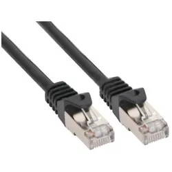 INLINE Patchkabel, F/UTP, Cat,5e, schwarz, 2m