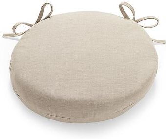 "16"" Sunbrella Round Seat Cushion - Knife Edge, Knife-Edge/Pumice - Grandin Road"