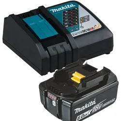 Makita Akku Ladegerät Set - DC18RC - 14,4-18V + 1 BL1860B AKKU im Set