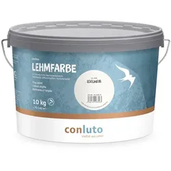 conluto Lehmfarbe Edelweiß - 10 kg Eimer