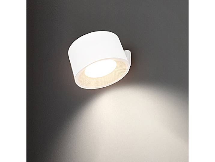 Applique murale LED rechargeable Tari Ø 0cm Blanc/Blanc Matériau : Matière plastique Type de matière synthétique : Polypropylène Module LED
