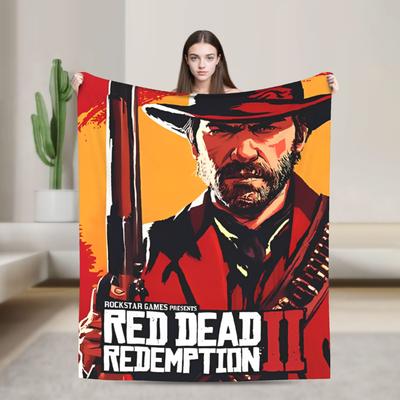 Shop Station Arthur Morgan Blanket Super Soft Flannel Throw Blanket For Red Dead Redemption Fans b 28x40in