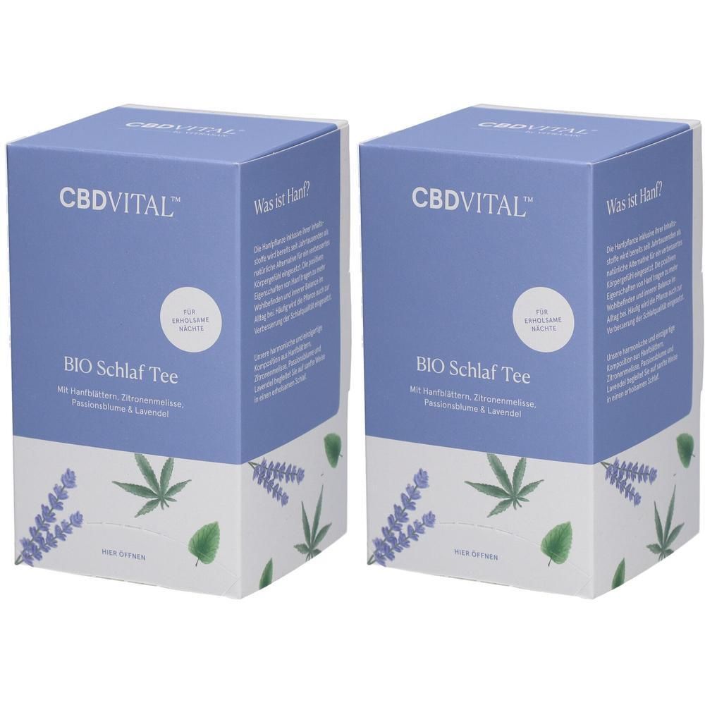 CBD Vital Bio Schlaf Tee Filterbeutel 2x 2x20 St