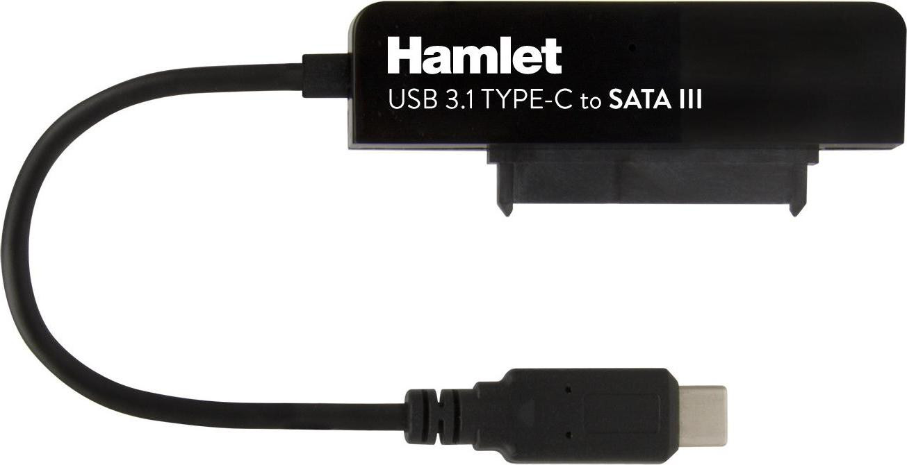 Hamlet XADTC-SATA adapter, zwart
