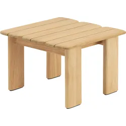 Assemble Garten-Couchtisch 55 x 55 cm, Naturholz