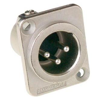 Amphenol 5 pole XLR Socket male in Type D (AC5MDZ)