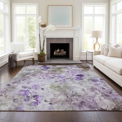 Addison Rugs Machine Washable Indoor/ Outdoor Chantille Vanishing Floral Rug