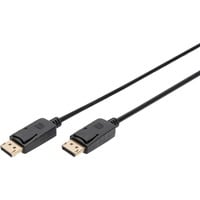 DisplayPort Anschlusskabel, Full HD 1080p schwarz, 2 Meter