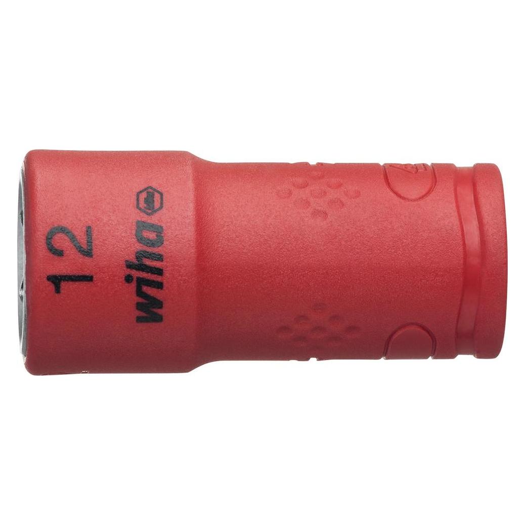 Wiha Steckschlüsseleinsatz isoliert, 1/4", Aussensechskant, 12,0 mm (43097)