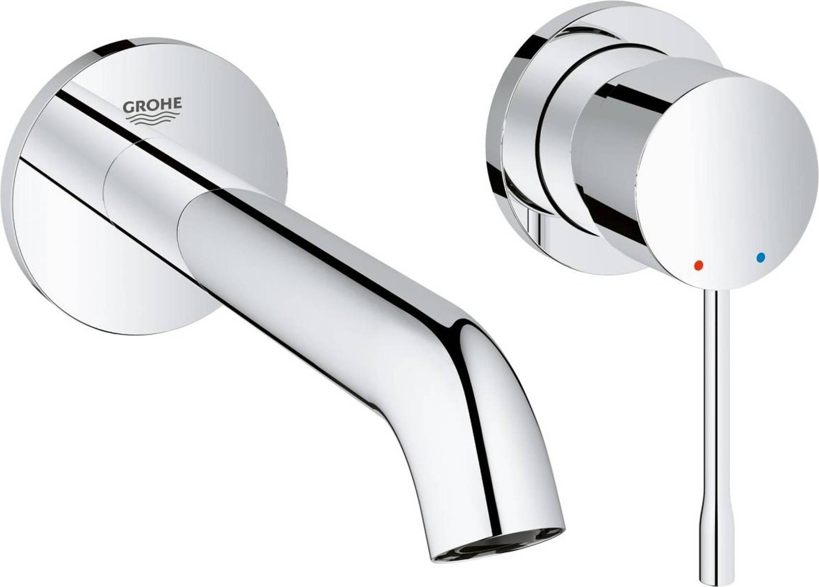Grohe Essence New Tweegats wastafelkraan voor badkamer en keuken met waterbesparende functie