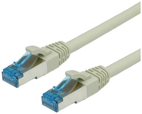 Value 21.99.0860 RJ45 Patchkabel CAT 6a S/FTP 0.50m Grau