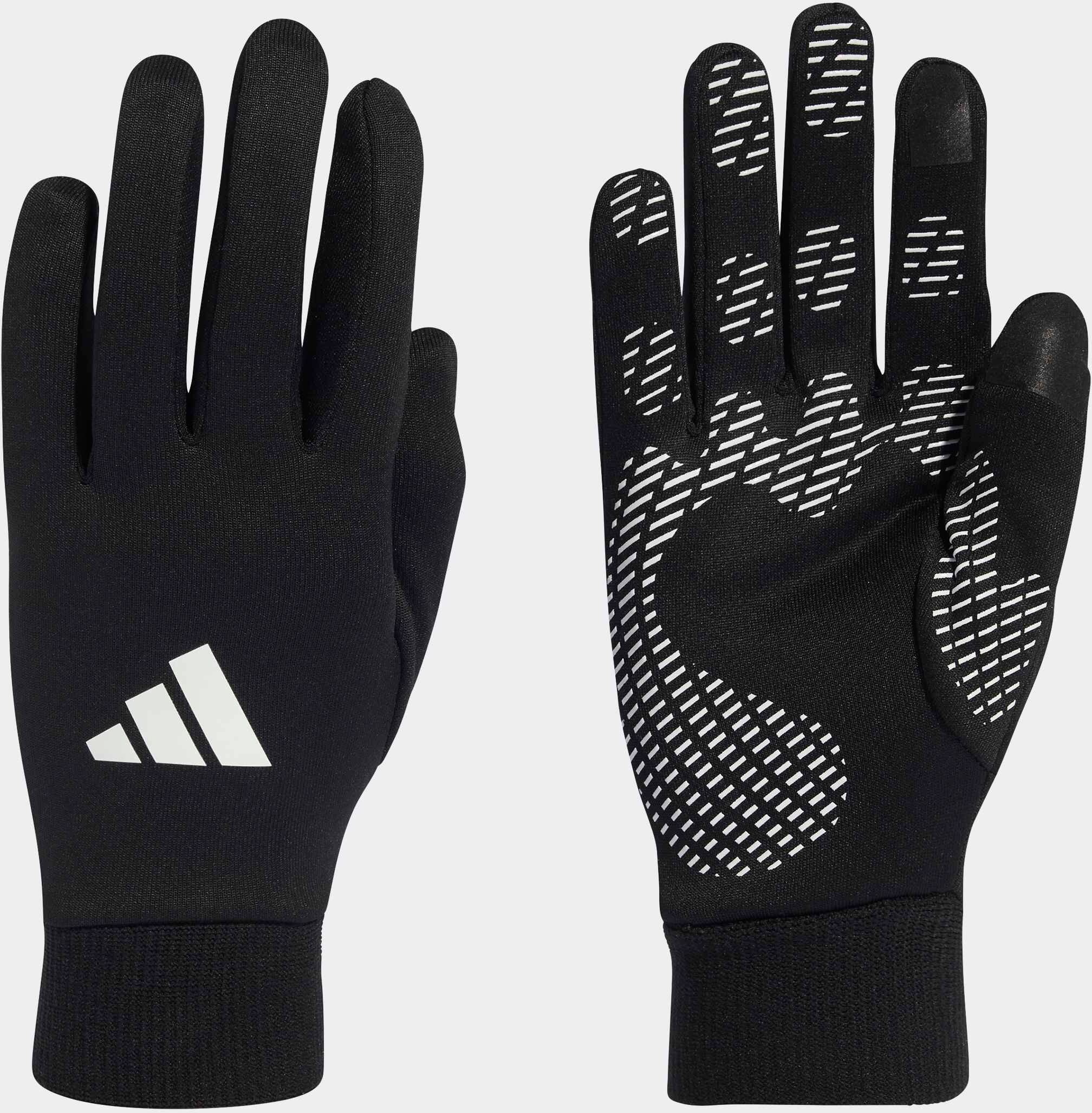 Trainingshandschuhe ADIDAS PERFORMANCE "TIRO COMPETITION", Gr. L, schwarz (schwarz, weiß), Obermaterial: 100% Polyester, Handschuhe Trainingshandschuhe
