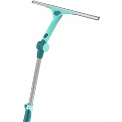 LEIFHEIT 2in1 XL Pro Reach Fensterabzieher 40,0 cm mit Gelenk, türkis