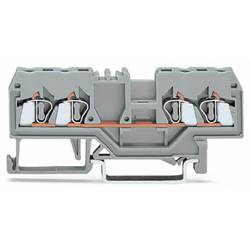 WAGO 280-833 Durchgangsklemme 5 mm Zugfeder Belegung: L Grau 100 St. Bulk