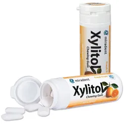 miradent Xylitol Kaugmmis Frucht 30 St